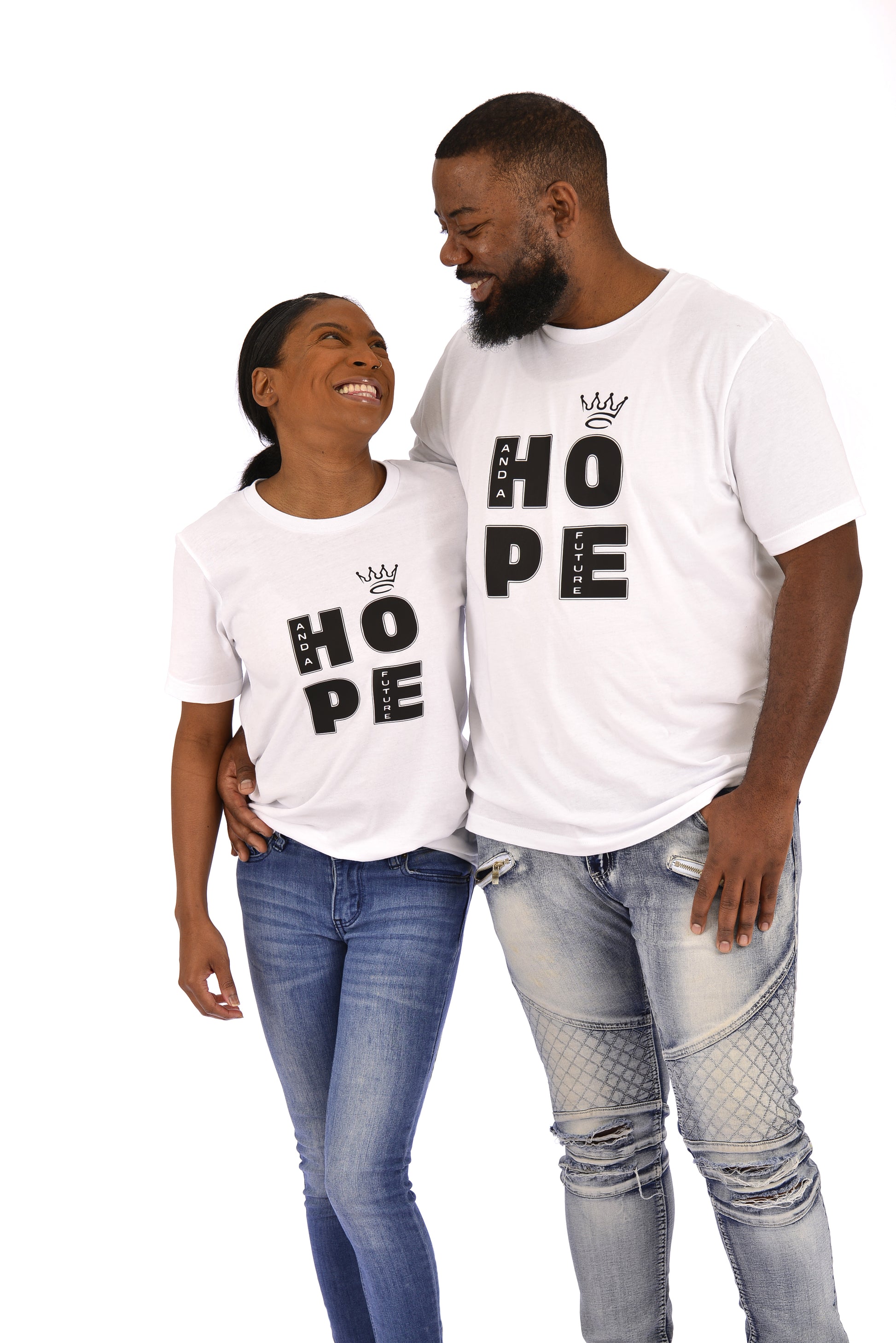 Premium Adult Unisex “Crowned In Hope” Tee - Hope and a Future LLC