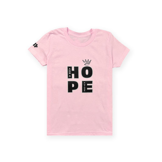 “Crowned In Hope” Toddler Tee - Hope and a Future LLC