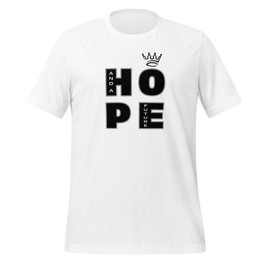 Premium Adult Unisex “Crowned In Hope” Tee - Hope and a Future LLC